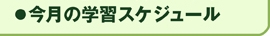 学習スケジュール
